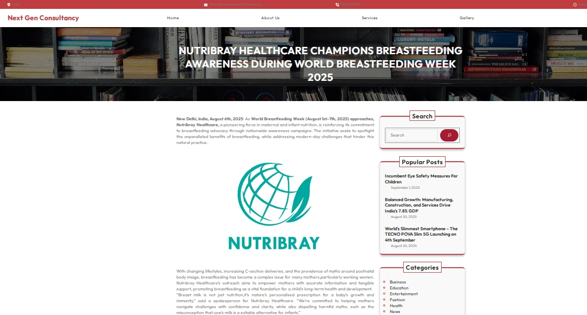Champions Breastfeeding Awareness During World Breastfeeding Week 2025