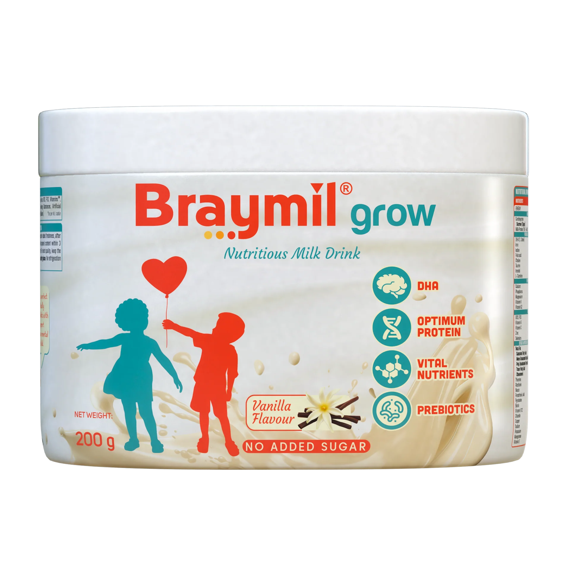 Braymil Grow 2-6 Years | Vanilla Milk Drink Powder